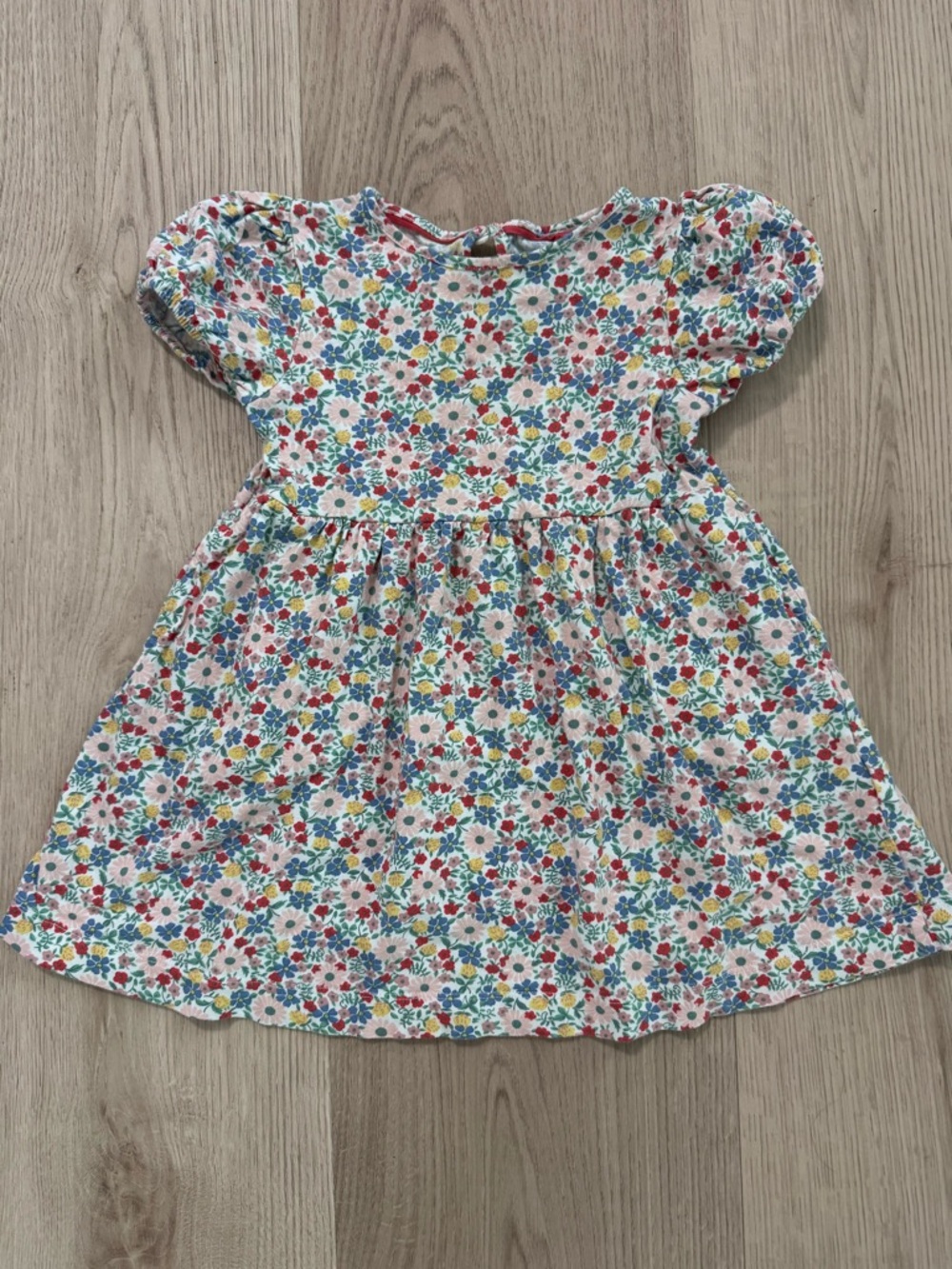 Mini Boden 4/5 Girls' Floral Cotton Dress